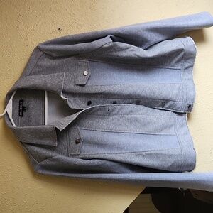 Gray Picadilly Jacket Soft Fall Winter Cardigan Coat